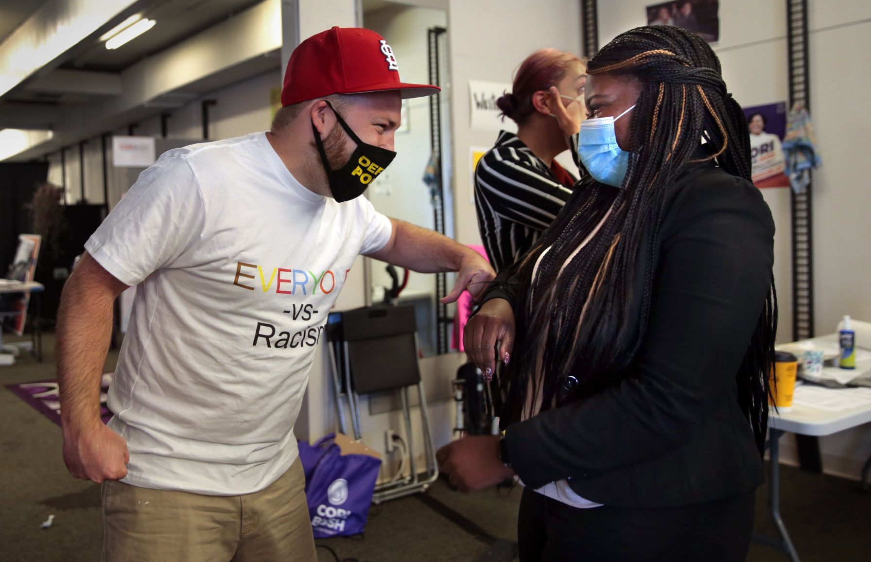 After historic win, Cori Bush sets sights on Congress